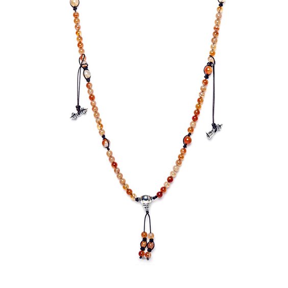 Collana Tamashii in Pietre dure Sodalite NSH1500-19 - NSH1500-19